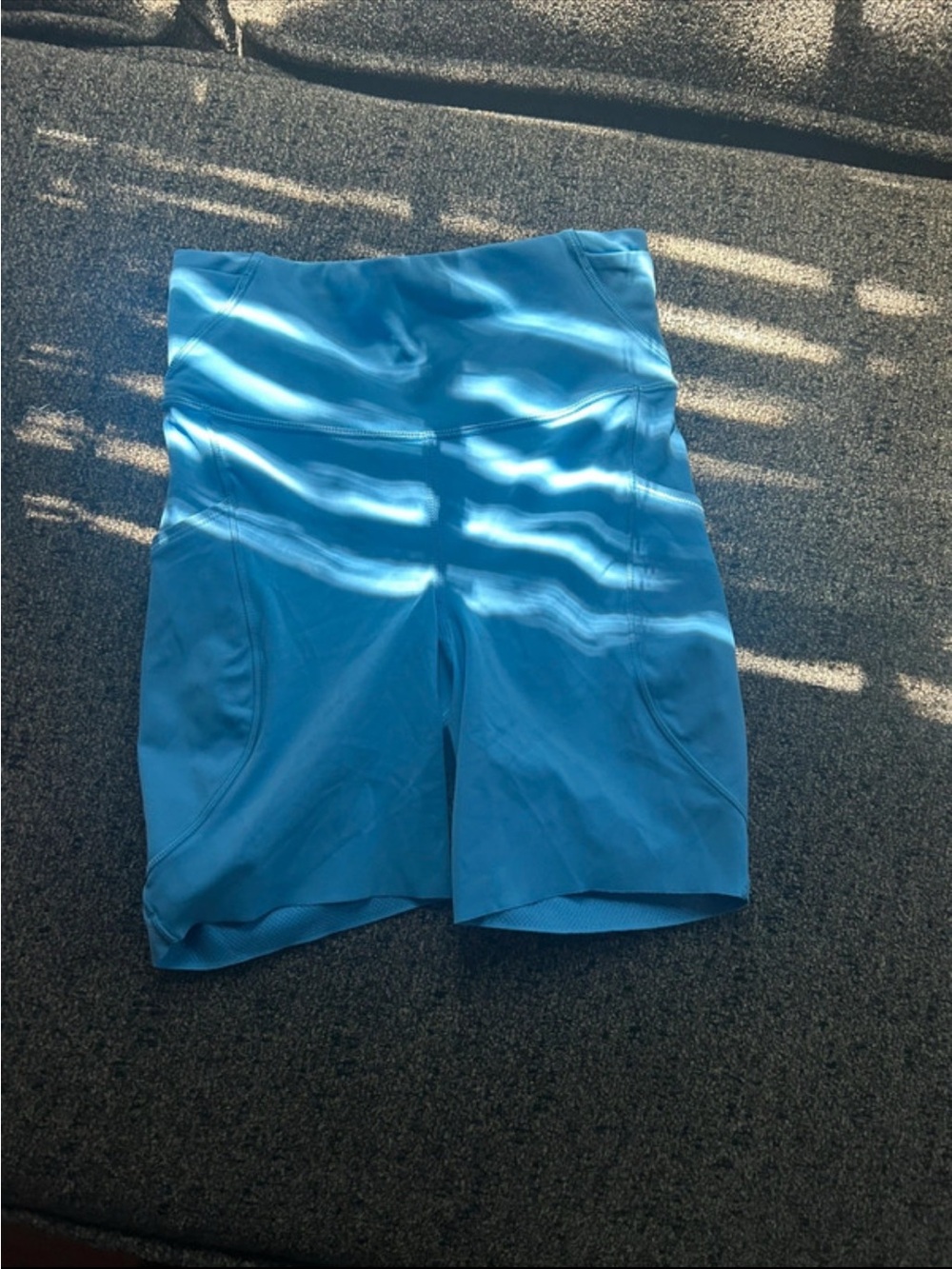 lululemon athletica Bright Blue High-Rise Bike Shorts